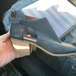 Lucky Brand Black Leather Women's Shoes